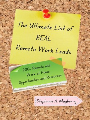 The Ultimate List of REAL Remote Work Leads - ebook
